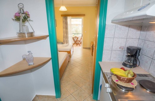 Agios Nikitas Apartment | One Bedroom 11 Apartment with Garden View, Wi-Fi, and Air Conditioning