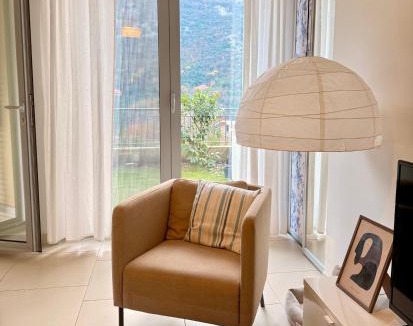 Donji Morinj Apartment | One-Bedroom Apartment with Terrace, Sea View, Pool and Spa Lavender Bay Morinj