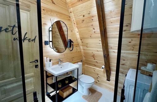 Zabljak Ski Chalet | PeaksView A-frame chalets with hot tub, fireplace and stunning mountain views