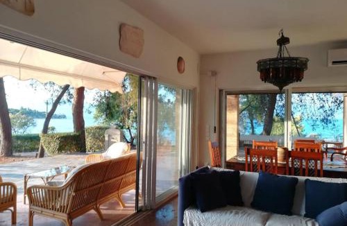 Chalcis Villa | Pine tree beachfront villa