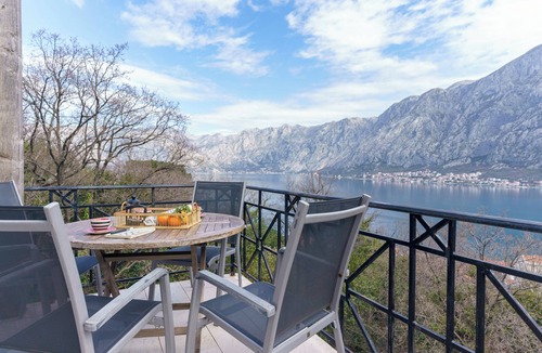 Prcanj Apartment | Prcanj hill apt with sea view terrace