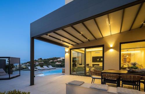 Kalyves Villa | Royal Bird Villa - "Free" Heated Pool - Holiways Collection