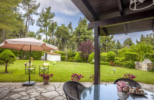 Sane Villa | Sani Villa Luna With Swimming Pool