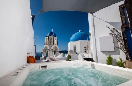 Oia Villa | Santo Blue Horizon - The Blue Domes View