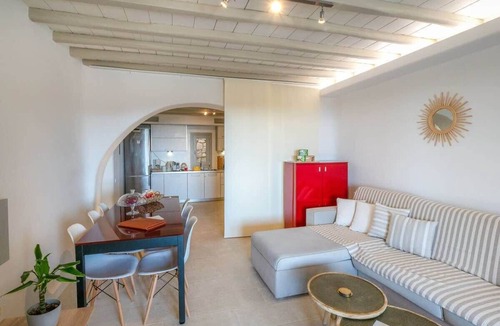 Mykonos Villa | Sea-View 2BR Villa Gated Commun & Sunset Terrace