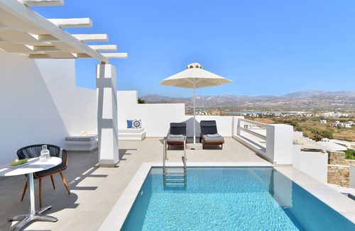 Stelida Apartment | Sea View Suite with Private Pool | Mythology Naxos