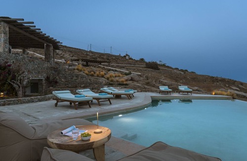 Kalafatis Villa | Seafront 9BDR Serenity in Mykonos