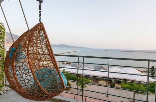 Kalamata Apartment | Seafront Kalamata Haven - Blue Luxury Suite