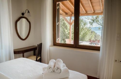 Mytilene House | Seafront Traditional Stone House in Sunset Olive Grove - B