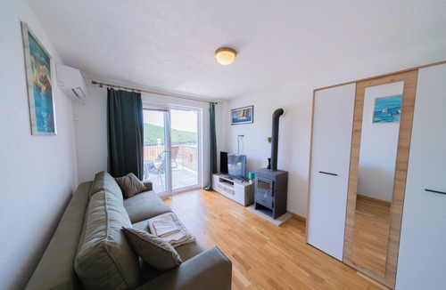 Bigovo Apartment | Serene SeaView Studio Apt w/Terrace in Bigova Bay
