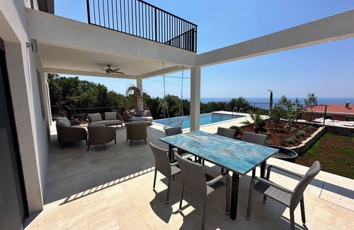 Seoca Apartment | Serenity House—Private Infinity Pool, Panoramic Sea Views, and Near Budva