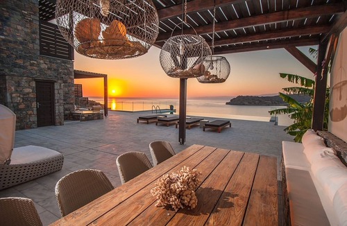 Elounda Villa | Splendid Crete Villa | Villa White - Blue | 5 Bedrooms | Private Heated Pool