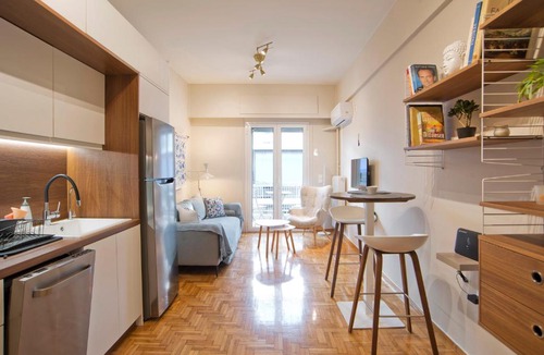 Thissio Apartment | Steps from History Thissio 2BR Spotless Apt