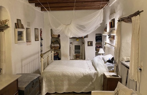 Andros House | Stone-built Cycladic Farmhouse, and small hamlet, lovely views, sleeps 11/12