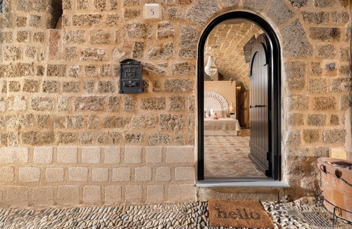 Rhodes Old Town Apartment | Stone Cave Suite