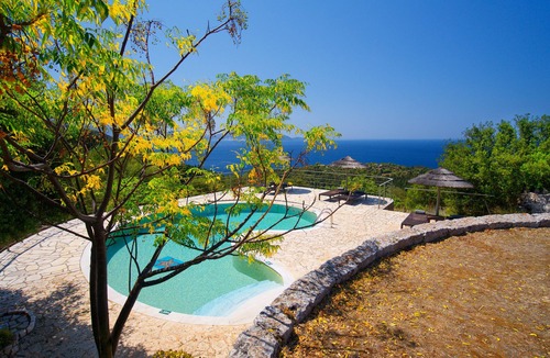 Fiskardo Apartment | Stone Cottages, Elia sea view-shared pool
