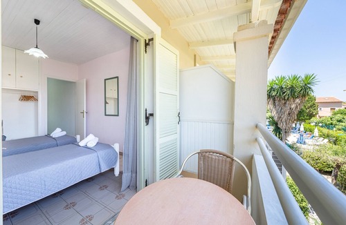 Roda Apartment | Studio 'Alexandros Studios 10' with Shared Pool, Wi-Fi and Air Conditioning