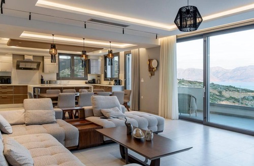 Agios Nikolaos Villa | Stunning views to Mirabello Gulf at Villa Marianna | Heated Pool