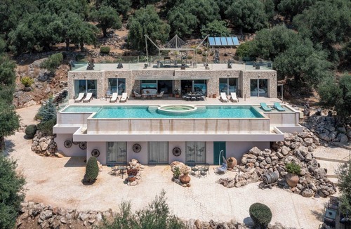 Spartylas Villa | Summerwine Villa 12 Guests Luxury Villa | Infinity Pool & Magnificent Sea Views