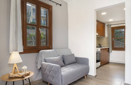 Pedi Apartment | Symi Thea Home Apartment with Sea View, Wi-Fi and Air Conditioning