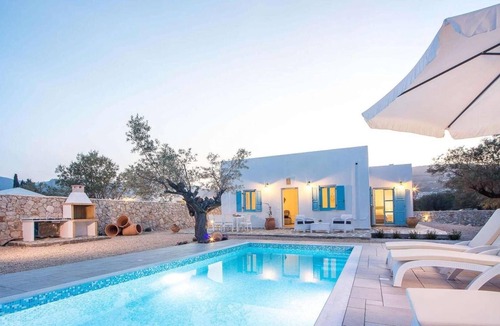 Kalathos Villa | Ten minute walk to beach, tavernas and mini market
