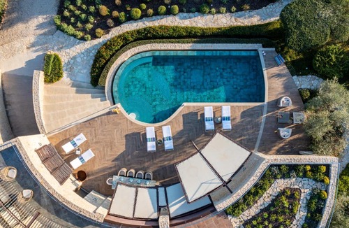 Tragana Villa | The Olive Retreat Villa pool treehouse sleeps 10