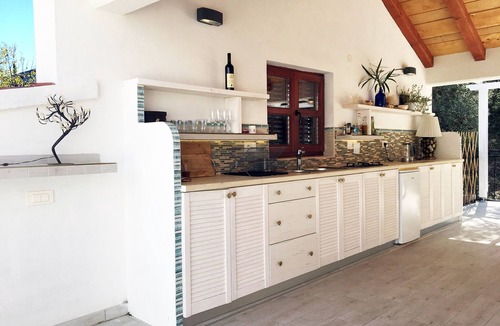 Igalo Apartment | The rooftop room with large terrace and great views