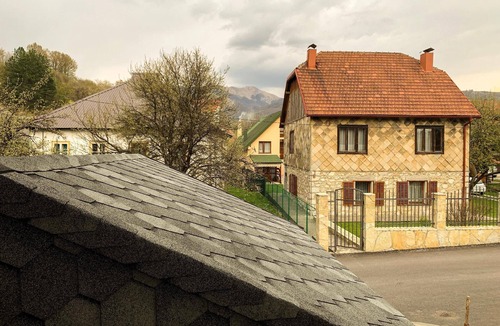 Kolasin Apartment | The Ski Suite has one bedroom and a small living room with no kitchen.