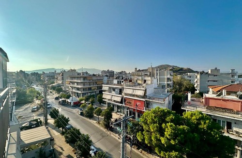 Nea Ionia Apartment | The Spot Urban Studio 4 Near OAKA Balcony & Free Parking