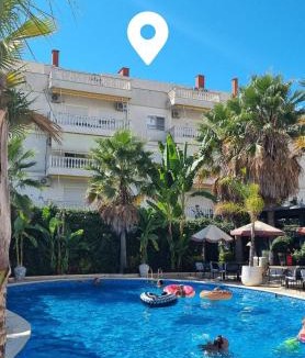 Golem Apartment | Top Floor Beach Apartment in Golem Albania with Private Rooftop Sleeps 8 to 10