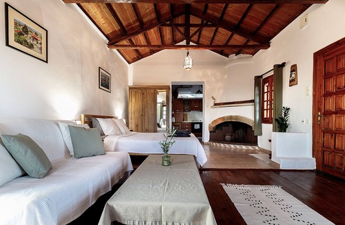 Vigklafia House | Traditional stone house with views of sea and mountains, sleeps four.