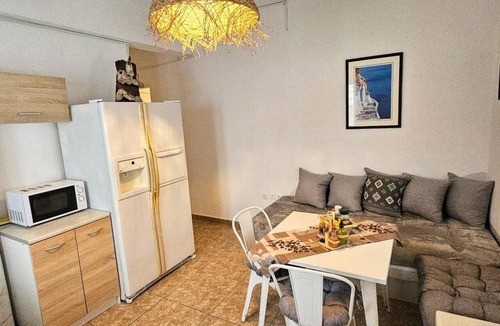 Perissa Apartment | Two-Bedroom Apartment with Mountain View, Wi-Fi, and Air Conditioning