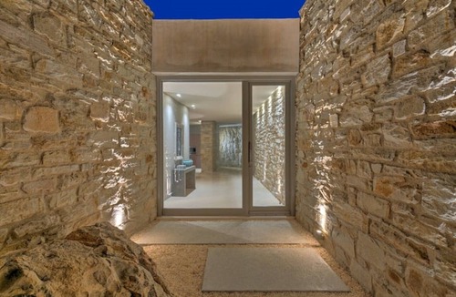 Ios Villa | Two Br Luxury Peaceful Mylo Villa with Living Room Close to Mylopotas Beach