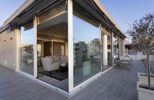 Kinosargous Apartment | Über Lux 2 BR New Penthouse with Acropolis View