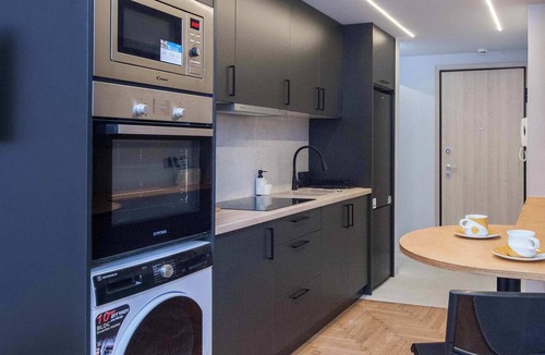 Galatsi Apartment | Urban 2 Bd Home in Vibrant Galatsi