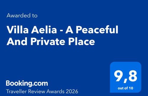 Mazarakata Apartment | Villa Aelia - A Peaceful And Private Place