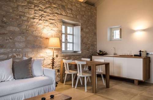 Areopoli Villa | Villa Aetheron, Divine Sea Views, Private Hot Tub, Furnished Terrace, Shared.