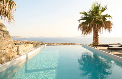 Faros Armenistis House | Villa Alisa with sea views and private pool 3 bedrooms 3 baths sleeps 6 guests