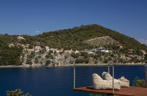 Sivota Villa | Villa Anthelia-Idyllic view and Private Sea Access
