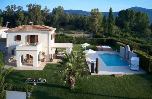 Dassia Villa | Villa Daphne with 2 bedrooms, private pool & outdoor jacuzzi.n