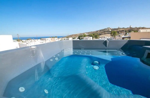 Emporio Villa | Villa Eliara, Sea Views, Outdoor Hot Tub, Furnished Terrace, Santorini