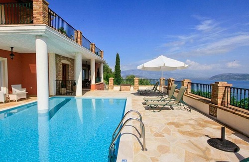 Petaleia Villa | Villa Emilios: Large Private Pool, Sea Views, A/C, WiFi