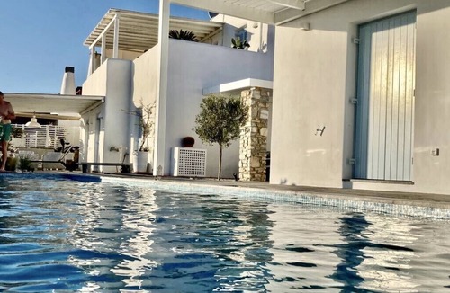 Paros Villa | VILLA GALAZIO, PRIVATE POOL, SEA VIEWS AND SUNSETS OVER ANTIPAROS