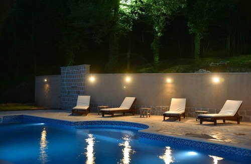 Becici Villa | Villa Gardenia 1 with Shared Pool and Basketball Court