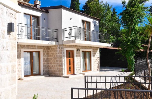 Becici Villa | Villa Gardenia 2 with Shared Pool and Basketball Court
