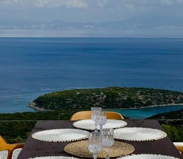 Samos Town Villa | Villa Issima Samos, Breathtaking Sea View & Jacuzzi