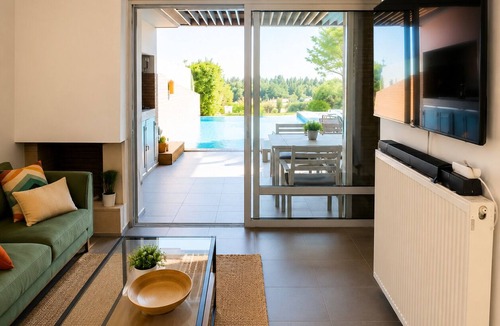 Paliouri House | Villa Magnifica Halkidiki - Private Pool, Elevator & Sea View