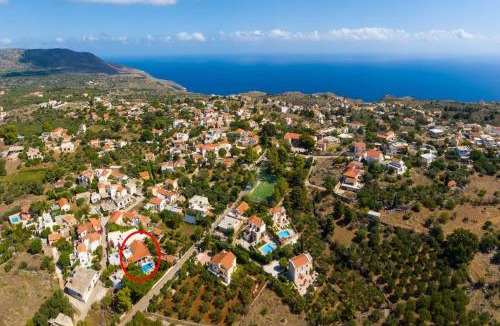 Kefalas Villa | Villa Maro Large Private Pool AC WiFi