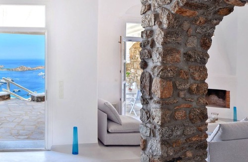 Psarou Villa | Villa Myrithra Mykonos | Sea Views | Shared Pool | Sleeps 10