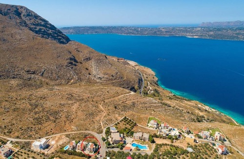 Megala Chorafia Villa | Villa Neria: Large Private Pool, Sea Views, A/C, WiFi